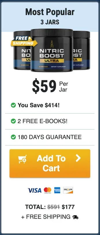 Nitric Boost Ultra 3 Bottle