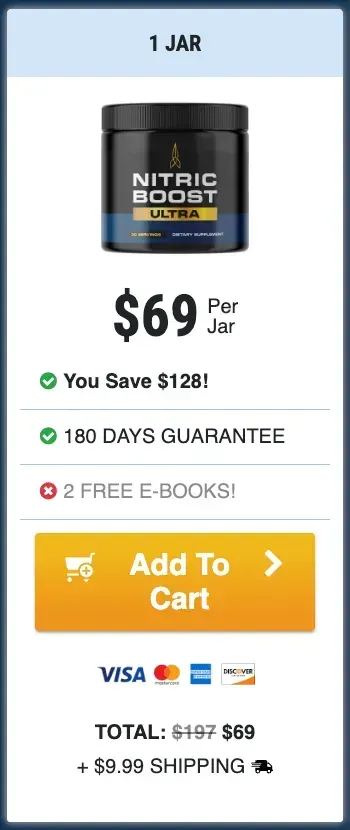 Nitric Boost Ultra 1 Bottle